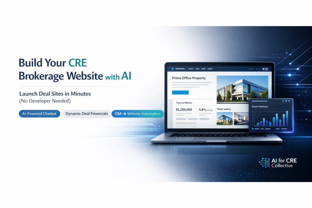 How to Build a CRE Brokerage Website with AI