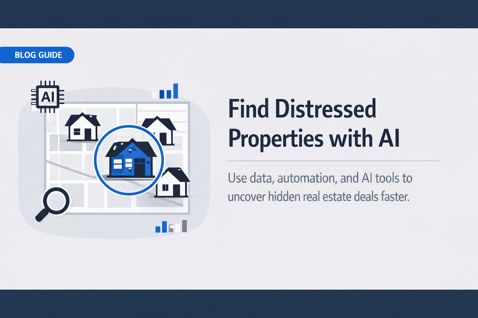 Find distressed properties with AI using automated research tools that scan foreclosure data, public records, and market signals.