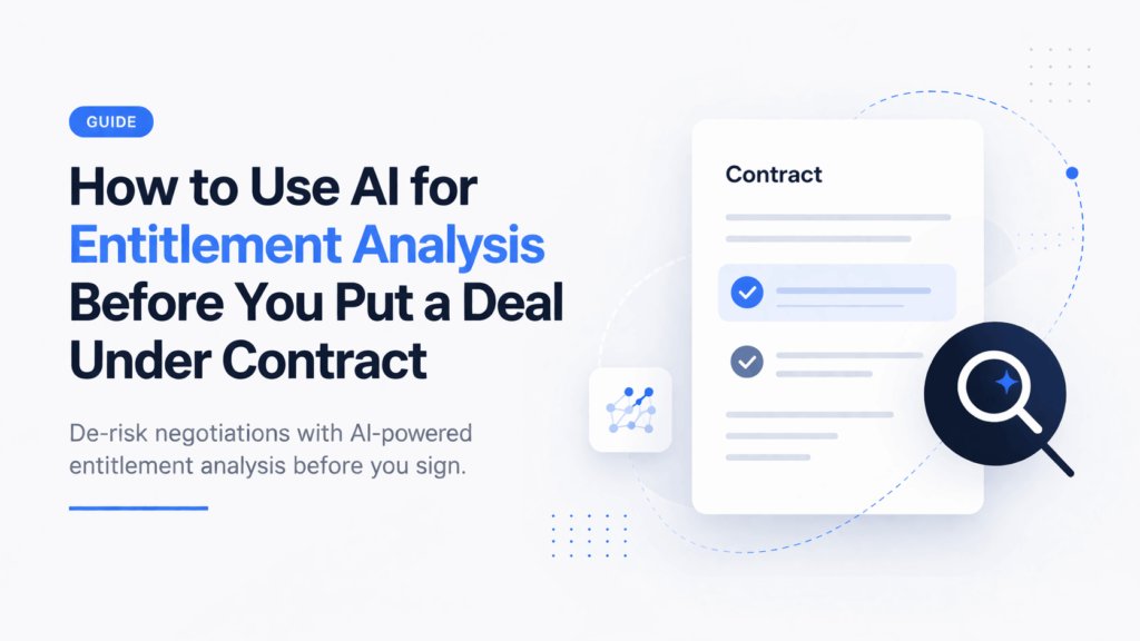 AI contract analysis interface reviewing deal details and risk checks